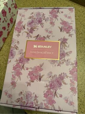 Loveshackfancy Stanley BOX only empty box purple lavender floral